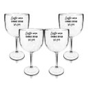 Ver imagem 1 de Kit 4 Taças Gin Acrílico Personalizadas - Chance de Ser Gin