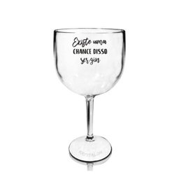 Kit 4 Taças Gin Acrílico Personalizadas - Chance de Ser Gin - 2
