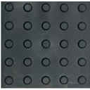 Ver imagem 1 de Piso Tátil Alerta Pvc Flexível 25x25 Preto Cx 32pçs