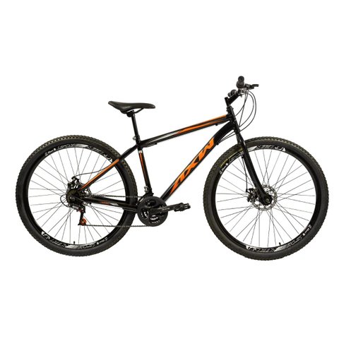 Bicicleta Axw Aço Aro 29 Freios a Disco 21v Laranja