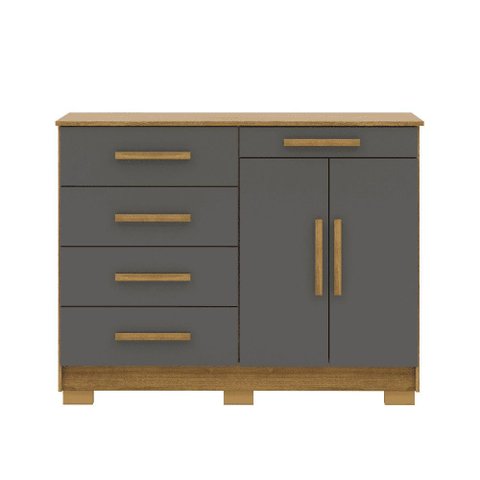 Cômoda Sapateira Armario Multiuso Sirius Nature/alasca - Mabe Magazine