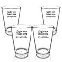 Ver imagem 1 de Kit 4 Copos Caldereta Acrílico Personalizado - Chance de Ser