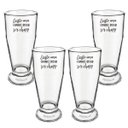 Ver imagem 1 de Kit 4 Copos Tulipa Cerveja Acrílico Personalizado - Chance de Ser