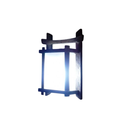 Ver imagem 4 de Arandela Luminária de Parede Oriental Estilo Portal Rustico Madeira Sala Hotel Pousada Artesanal