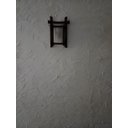 Ver imagem 3 de Arandela Luminária de Parede Oriental Estilo Portal Rustico Madeira Sala Hotel Pousada Artesanal