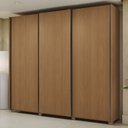 Ver imagem 1 de Guarda Roupa Roupeiro 3 Portas de Correr 4 Gavetas com Pes 260cm Cb03t582 Kappesberg