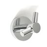 Porta Toalha Gancho Cabide Duplo Banheiro Metal Inoxidável - 4