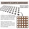 Elemento Tátil Alerta Inox Adesivado Frisado - 4
