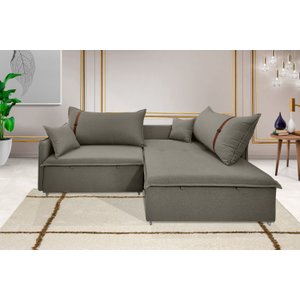 Sofá Valence Slim sem Caixa Premium 2,00m Softgel 33 Linho Cinza