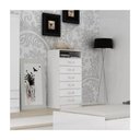Ver imagem 1 de Cômoda Rack 6 Gavetas 1 Nicho Maxi - Branco Branco
