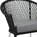 Ver mais imagens de 2 Poltronas Chile em Corda Náutica Alumínio Trama Original