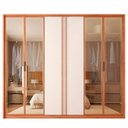 Ver imagem 2 de Guarda Roupa Casal Cristal 6 Portas Reflecta 4 Gavetas Caemmun