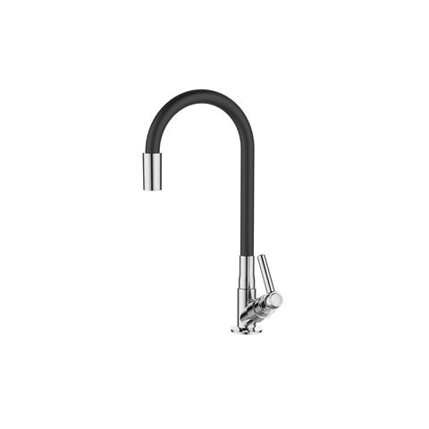Torneira de Cozinha Gourmet Churrasqueira Flexível Abs Cromado Área Interna Externa Luxo 1/4v