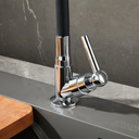 Ver imagem 4 de Torneira de Cozinha Gourmet Churrasqueira Flexível Abs Cromado Área Interna Externa Luxo 1/4v