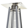 Conjunto 4 Aquecedores Ambiente Externo Pirâmide NI48PI Aço Inox - 3