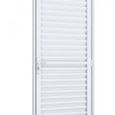Ver imagem 4 de Porta de Giro Alumínio Laminada Ventilada Ideale 215CMX85CMX4,5cm Lucasa Branco