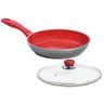 Panela Polishop com Tampa - Sauté Petit - 20Cm - Vermelha | Vermelho - 1
