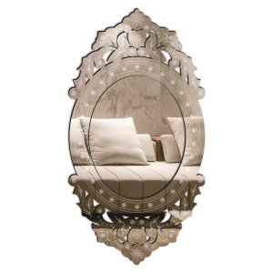 Espelho Decorativo Veneziano Pegui 16x32 3890