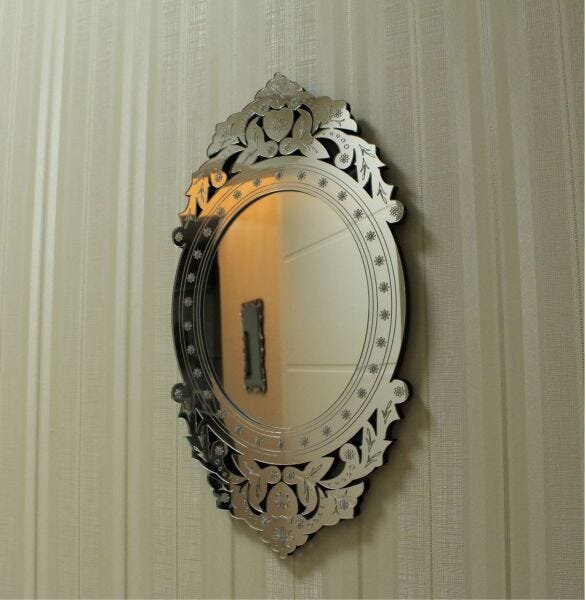 Espelho Decorativo Veneziano Pegui 16x32 3890 - 3