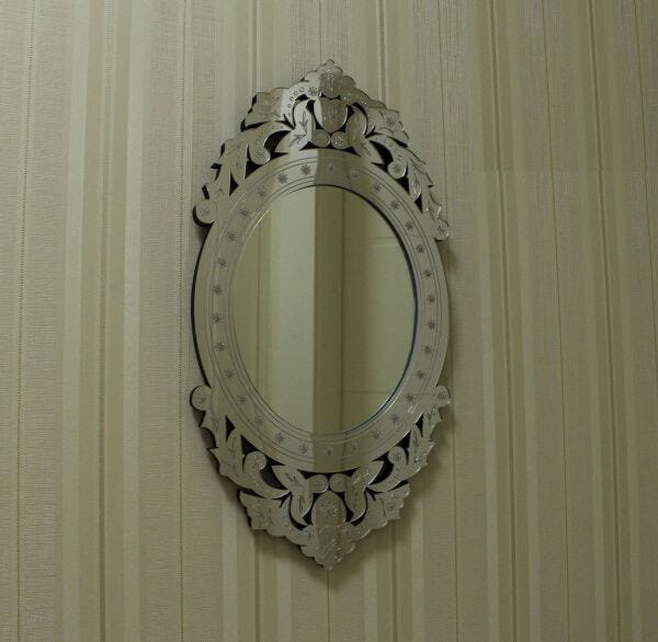 Espelho Decorativo Veneziano Pegui 16x32 3890 - 7