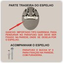 Ver mais imagens de Espelho Decorativo Veneziano Pegui 31x60 3890