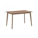 Ver imagem 2 de Mesa de Jantar Retangular Tampo MDF Finlândia Marrom/Nogueira