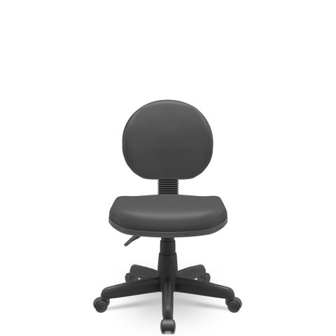 Cadeira Executiva Giratoria Odin - Couro Sintetico Corano - Preto