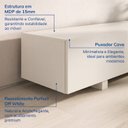 Ver imagem 7 de Rack Extensível para TV até 60 Polegadas 240x56cm Portas Ripadas Aruá CabeCasa MadeiraOriginals