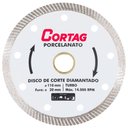 Ver imagem 1 de Disco de Corte Diamantado Turbo Porcelanato 110mm Cortag