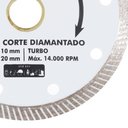 Ver imagem 4 de Disco de Corte Diamantado Turbo Porcelanato 110mm Cortag