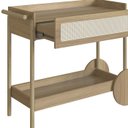 Ver imagem 5 de Carrinho Bar Porta Taças 112 Cm Pes Madeira Oslo 27964 Hanover Artesano