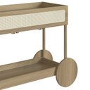 Ver imagem 6 de Carrinho Bar Porta Taças 112 Cm Pes Madeira Oslo 27964 Hanover Artesano