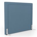 Ver imagem 2 de Cabeceira Cama Box Queen Size Alba 160cm com Frame Linho Azul - Desk Design