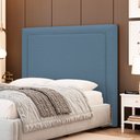 Ver imagem 3 de Cabeceira Cama Box Queen Size Alba 160cm com Frame Linho Azul - Desk Design
