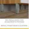 Balcão Cozinha Nesher Burguesa Premium 2 Portas 3 Gavetas Freijo / Branco - 9