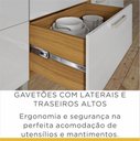 Ver imagem 7 de Balcão de Cozinha 2 Portas MDF Burguesa Freijó/Branco - Nesher