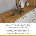 Ver mais imagens de Balcão de Cozinha 2 Portas MDF Burguesa Freijó/Branco - Nesher