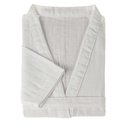 Ver imagem 3 de Roupão de Banho Adulto Unissex M Lino - Karsten Branco