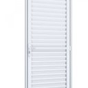 Ver imagem 4 de Porta de Giro Alumínio Laminada Ventilada Ideale 215CMX85CMX4,5cm Lucasa Branco