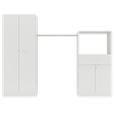 Ver imagem 7 de Guarda-roupa Infantil 4 Portas e 1 Gaveta Merengue Multimóveis Branco