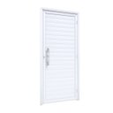 Ver imagem 1 de Porta de Giro Lambri com Puxador Ideale 215CMX85CMX4,5cm Lucasa Branco