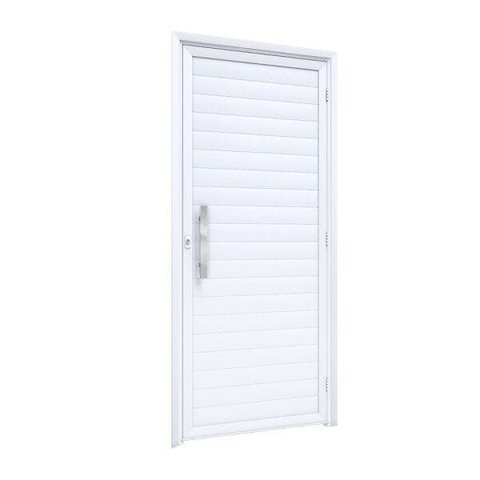 Porta de Giro Lambri com Puxador Ideale 215CMX85CMX4,5cm Lucasa Branco