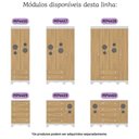 Ver imagem 6 de Cômoda Infantil 95cm 1 Porta com Vidro e 4 Gavetas Suspiro Multimóveis Mp4459 Branco/madeirado
