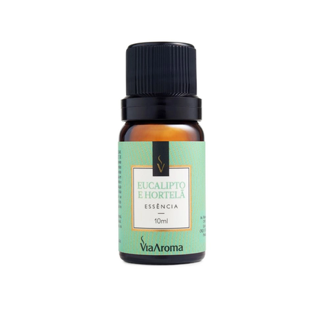 Essência para Aromatizador Via Aroma 10ml Eucalipto Hortelã