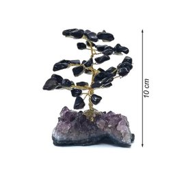 Árvore de Pedra Ônix Base Ametista 10cm - Trabalho - 3