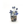 Árvore de Pedra Quartzo Azul Base Mix de Cristais 9cm - 1