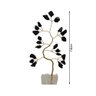 Bonsai Pedra Turmalina Base Cristais 14cm - Proteção - 3