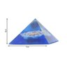 Orgonite Pirâmide Azul com Quartzo Azul – Amigos e Saúde - 3