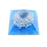 Orgonite Pirâmide Azul com Quartzo Azul – Amigos e Saúde - 4
