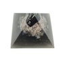 Orgonite Pirâmide Negra com Turmalina e Pirita - Sucesso no Trabalho e Proteção - 4